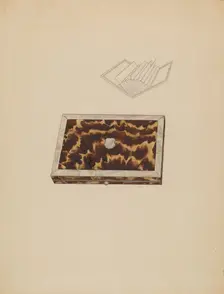 Card Case, c. 1936. Creator: Melita Hofmann