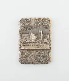 Card Case with View of Oxford, Birmingham, 1860/61. Creator: Marked F. M