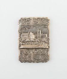 Card Case with View of Oxford, Birmingham, 1860/61. Creator: Marked F. M