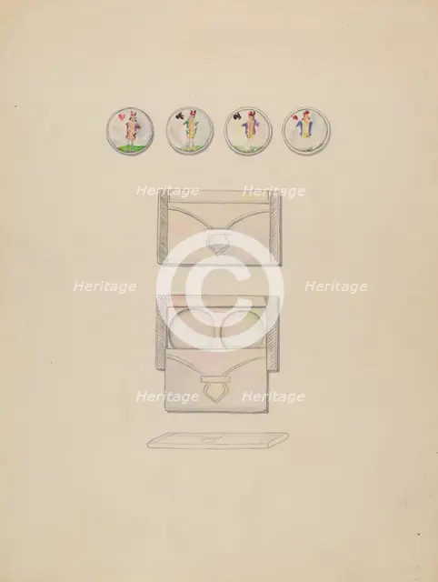 Card Counters, c. 1936. Creator: Jean Gordon.