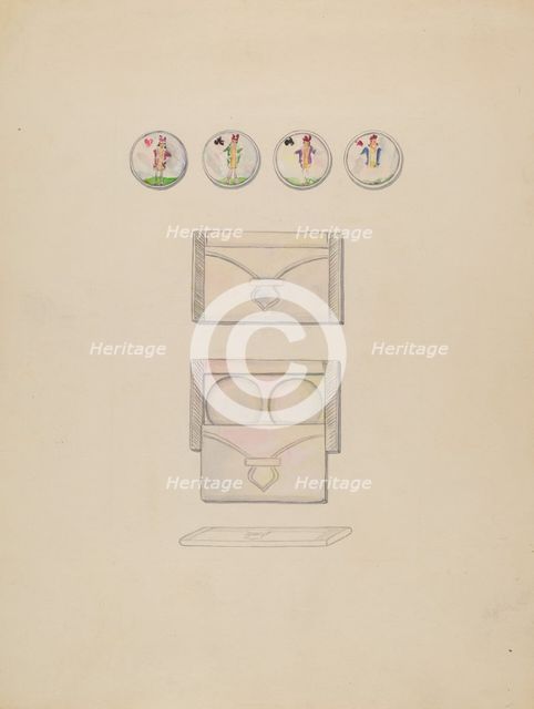 Card Counters, c. 1936. Creator: Jean Gordon.