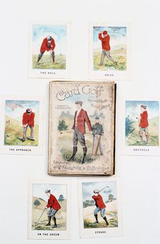 Card game "Card Golf", and selection of cards, c1900-c1910. Creator: Unknown