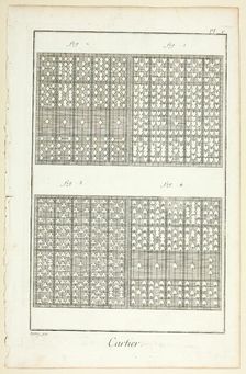 Card-Maker, from Encyclopédie, 1762/77. Creator: A. J. Defehrt