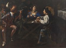 Card Players, 1609-1636. Creators: Gerard van Kuijl, Johannes Swinderen, Valentin de Boulogne
