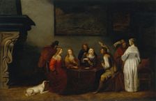 Card Players, 1650. Creator: Christoffel Jacobsz van der Laemen