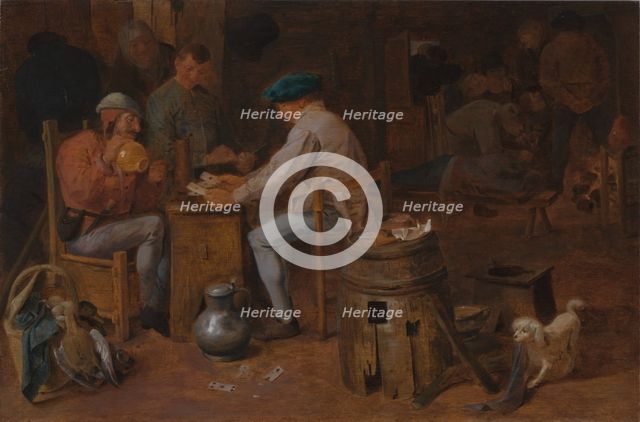 Card Players and Carousers, early 17th century. Creator: Adriaen Brouwer.