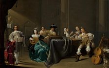 Card Players and Merrymakers, 1640. Creator: Jacob Duck