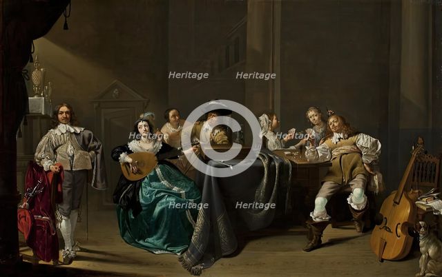 Card Players and Merrymakers, 1640. Creator: Jacob Duck.