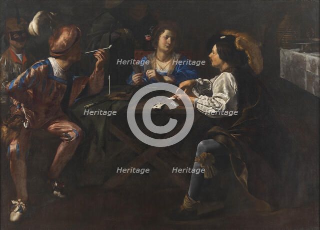 Card Players, c1636. Creator: Kuijl, Gerard van der (1604-1673).