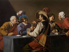Card Players. Creator: Theodoor Rombouts