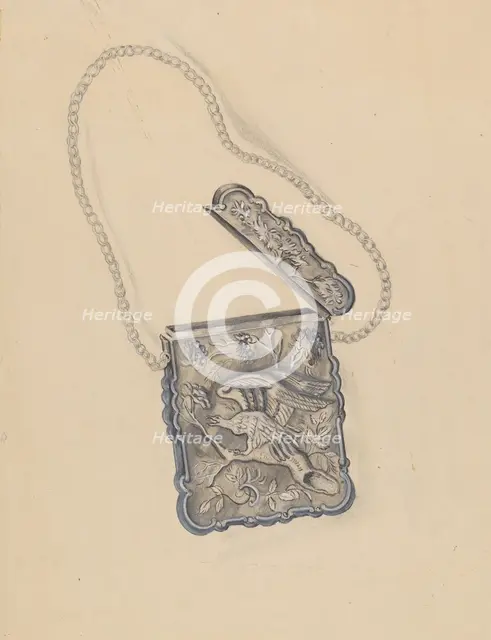 Card Purse, c. 1936. Creator: Ella Josephine Sterling.