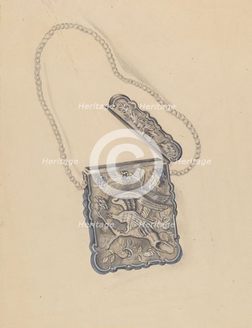 Card Purse, c. 1936. Creator: Ella Josephine Sterling.