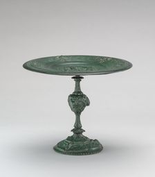 Card Receiver with Inverted Border on High Stem, model n.d., cast c. 1845/1874. Creator: Antoine-Louis Barye