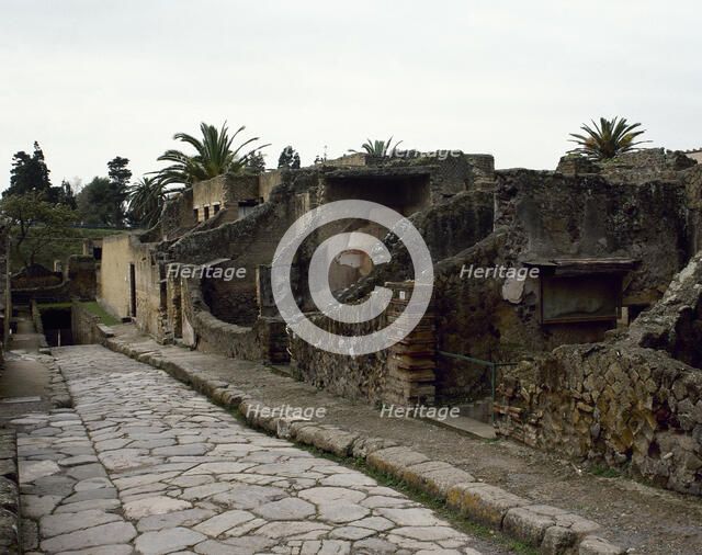 Cardo IV, Herculaneum, Italy, 2002.  Creator: LTL.