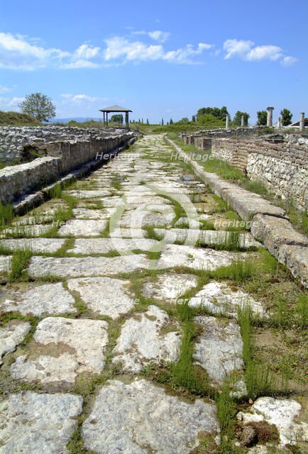 Cardo Maximus, Dion, Greece. Artist: Samuel Magal