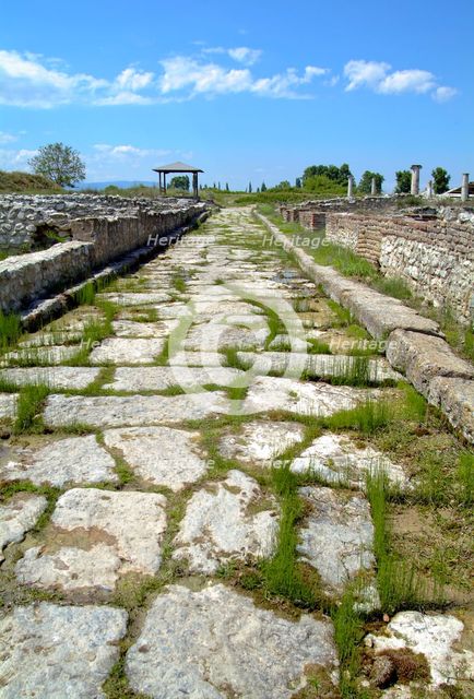 Cardo Maximus, Dion, Greece. Creator: Samuel Magal.