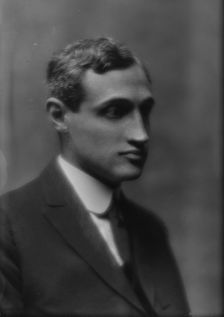 Cardozo, M.H., Jr., portrait photograph, 1913. Creator: Arnold Genthe
