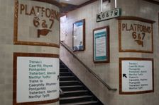 Cardiff train station, 2009. Creator: Ethel Davies
