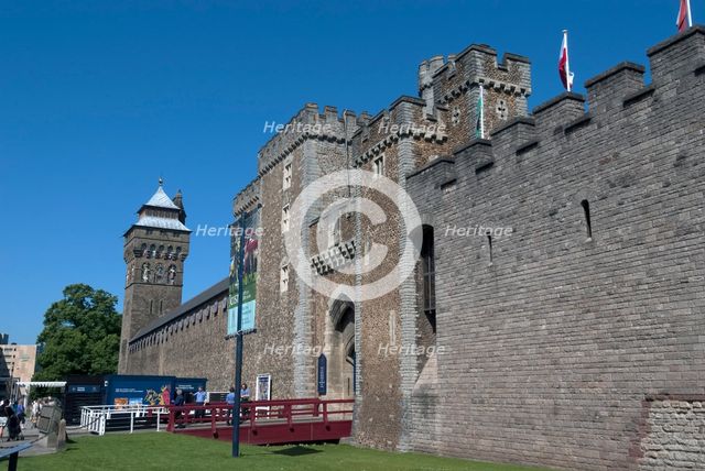 Cardiff Castle, 2009. Creator: Ethel Davies.
