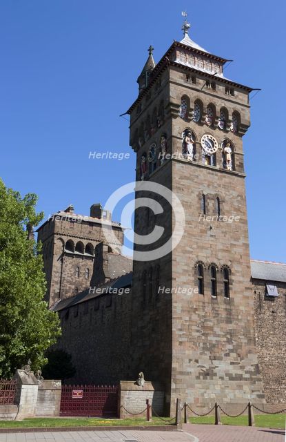 Cardiff Castle, 2009. Creator: Ethel Davies.