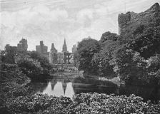 Cardiff Castle: East Front and Keep c1896. Artist: Alfred Freke