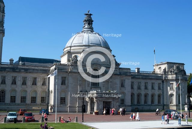 Cardiff City Hall, 2009. Creator: Ethel Davies.