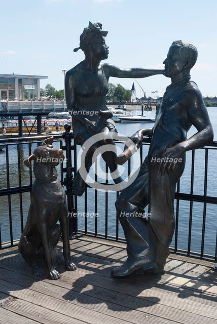 Cardiff, Mermaid Quay, 2009. Creator: Ethel Davies.