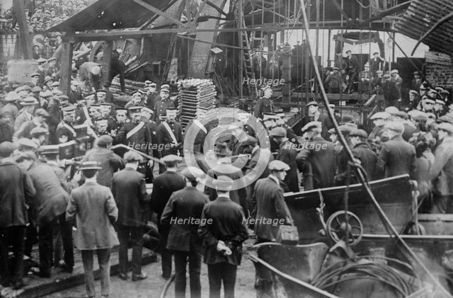 Cardiff mine disaster, 1913. Creator: Bain News Service.
