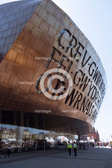 Cardiff, Millennium Centre, 2009. Creator: Ethel Davies.