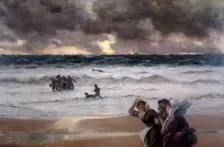 Cardigan Bay Wales, c1858-c1902. Artist: Philip Richard Morris