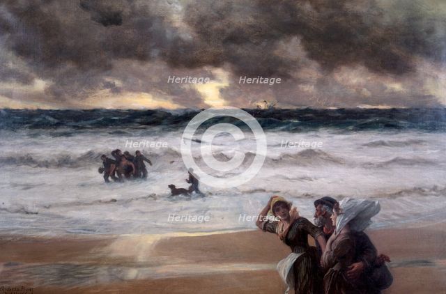 'Cardigan Bay', Wales, c1858-c1902. Artist: Philip Richard Morris