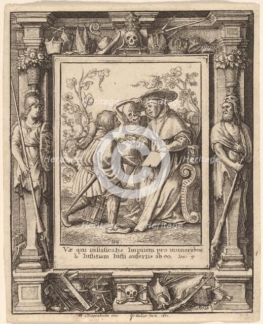 Cardinal, 1651. Creator: Wenceslaus Hollar.