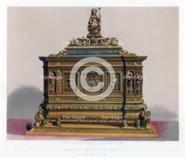 'Cardinal Antonelli's Casket', 19th century. Creator: John Burley Waring.
