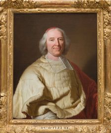 Cardinal Andre Hercule de Fleury, c1728. Creators: Workshop of Hyacinthe Rigaud, Hyacinthe Rigaud