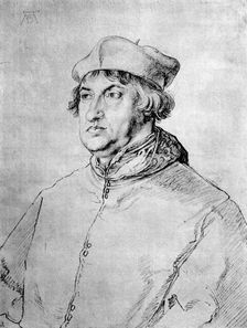 Cardinal Albrecht of Brandenburg 1518, (1936). Artist: Albrecht Dürer