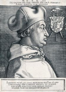 Cardinal Albrecht of Brandenburg (The Great Cardinal), 1523 (1906). Artist: Albrecht Durer