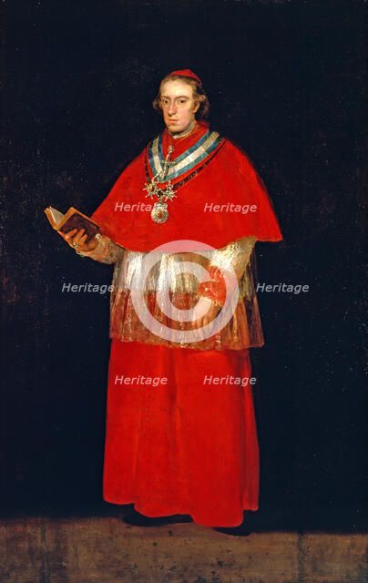 Cardinal Borbón', by Francisco de Goya.
