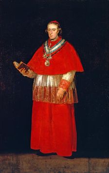 Cardinal Borbón by Francisco de Goya
