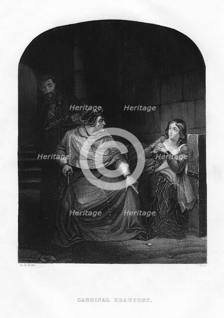 Cardinal Beaufort, 1860. Artist: J White