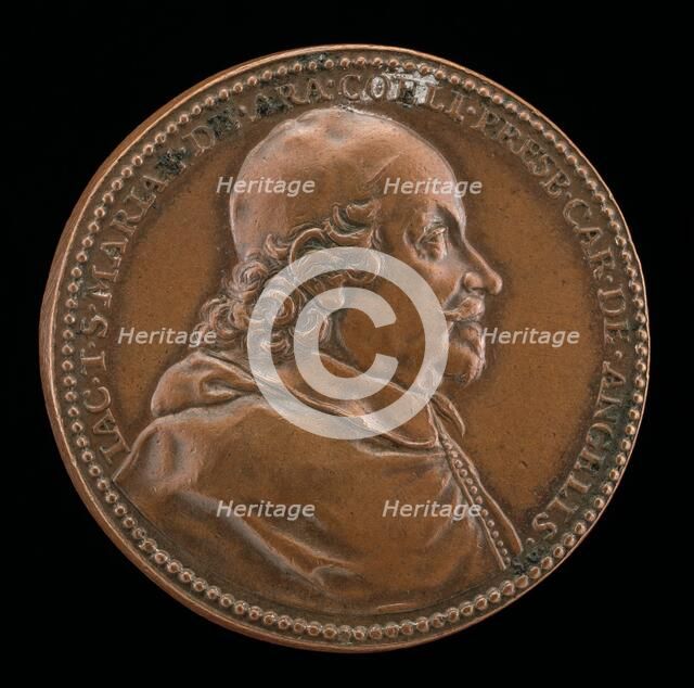 Cardinal Giacomo De Angelis, 1651-1695 [obverse], 1701. Creator: Ferdinand de Saint-Urbain.
