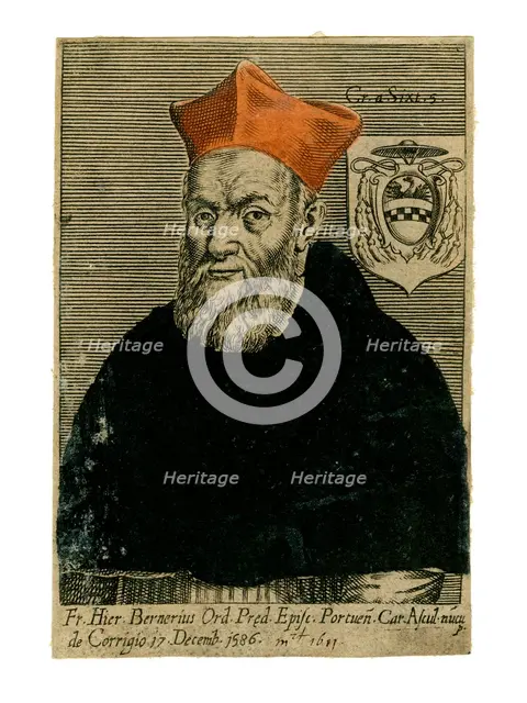 Cardinal Girolamo Bernerio, Italian priest, 16th century. Artist: Unknown