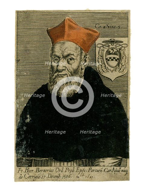 Cardinal Girolamo Bernerio, Italian priest, 16th century. Artist: Unknown