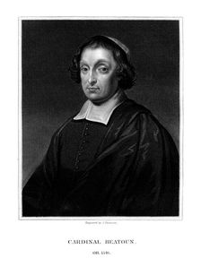 Cardinal David Beaton, Archbishop of St Andrews, (1825).Artist: J Thomson