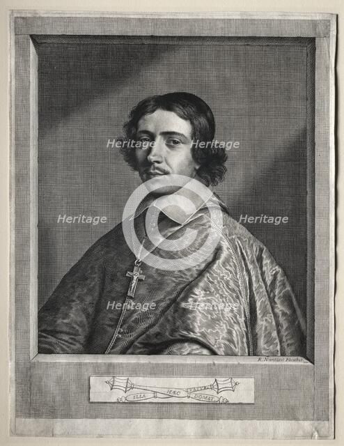 Cardinal de Retz, 1650. Creator: Robert Nanteuil (French, 1623-1678).