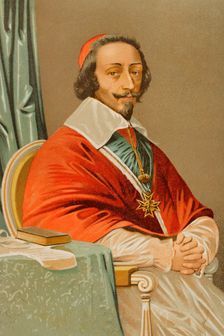 Cardinal de Richelieu (Armand Jean du Plessis) (1585-1642), French clergyman and statesman, 1886. Creator: Unknown