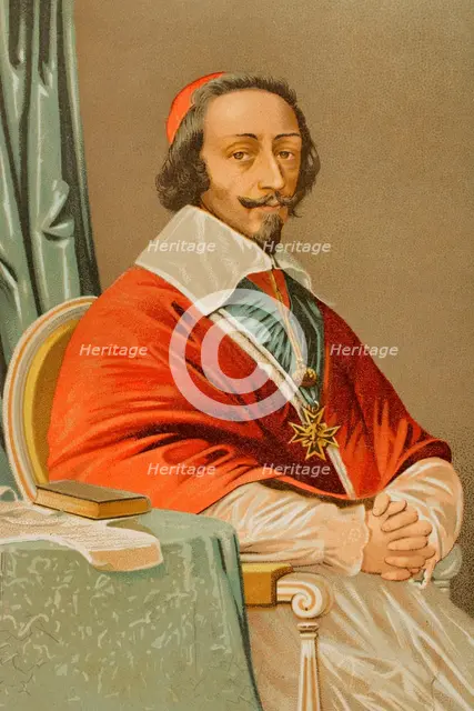 Cardinal de Richelieu (Armand Jean du Plessis) (1585-1642), French clergyman and statesman, 1886.  Creator: Unknown.