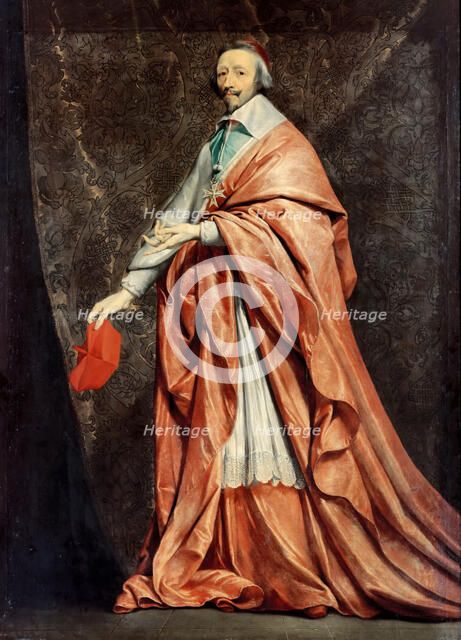 Cardinal de Richelieu. Artist: Champaigne, Philippe, de (1602-1674)