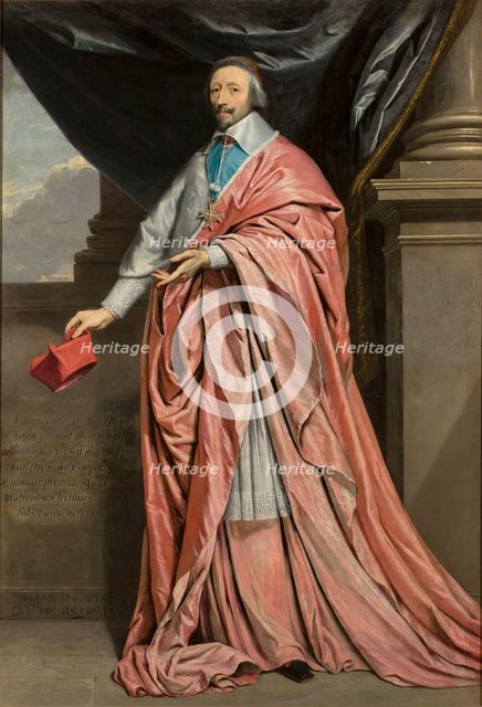 Cardinal de Richelieu, c1640. Creator: Champaigne, Philippe, de (1602-1674).