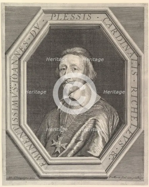 Cardinal de Richelieu. Creator: Jean Morin.