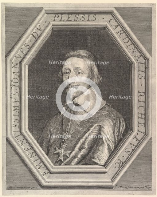 Cardinal de Richelieu. Creator: Jean Morin.